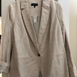 Talbots Linen Blazer Size 14W Fabulous 1980s look